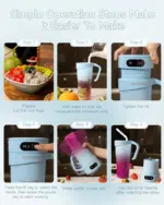 نمایشگر LED روشن مخلوط‌کن شارژی بومیدی JB01