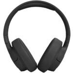 نمای نزدیک از گوشی‌ها و کوسن نرم هدفون JBL Tune 760NC