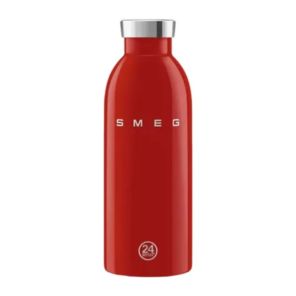 بطری آب عایق‌دار اسمگ Smeg Clima Bottle مدل SMEG-648 با رنگ آبی در نور طبیعی