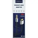 کابل تبدیل تایپ‌سی به AUX هپو مدل HP-20 روی سطح سفید