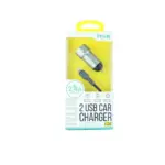 پورت‌های USB شارژر فندکی آیون مدل IVON CC38 متصل به ماشین