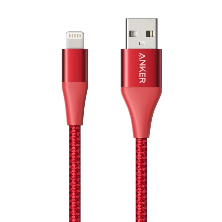 نمای نزدیک کابل تبدیل USB به لایتنینگ انکر مدل A8453