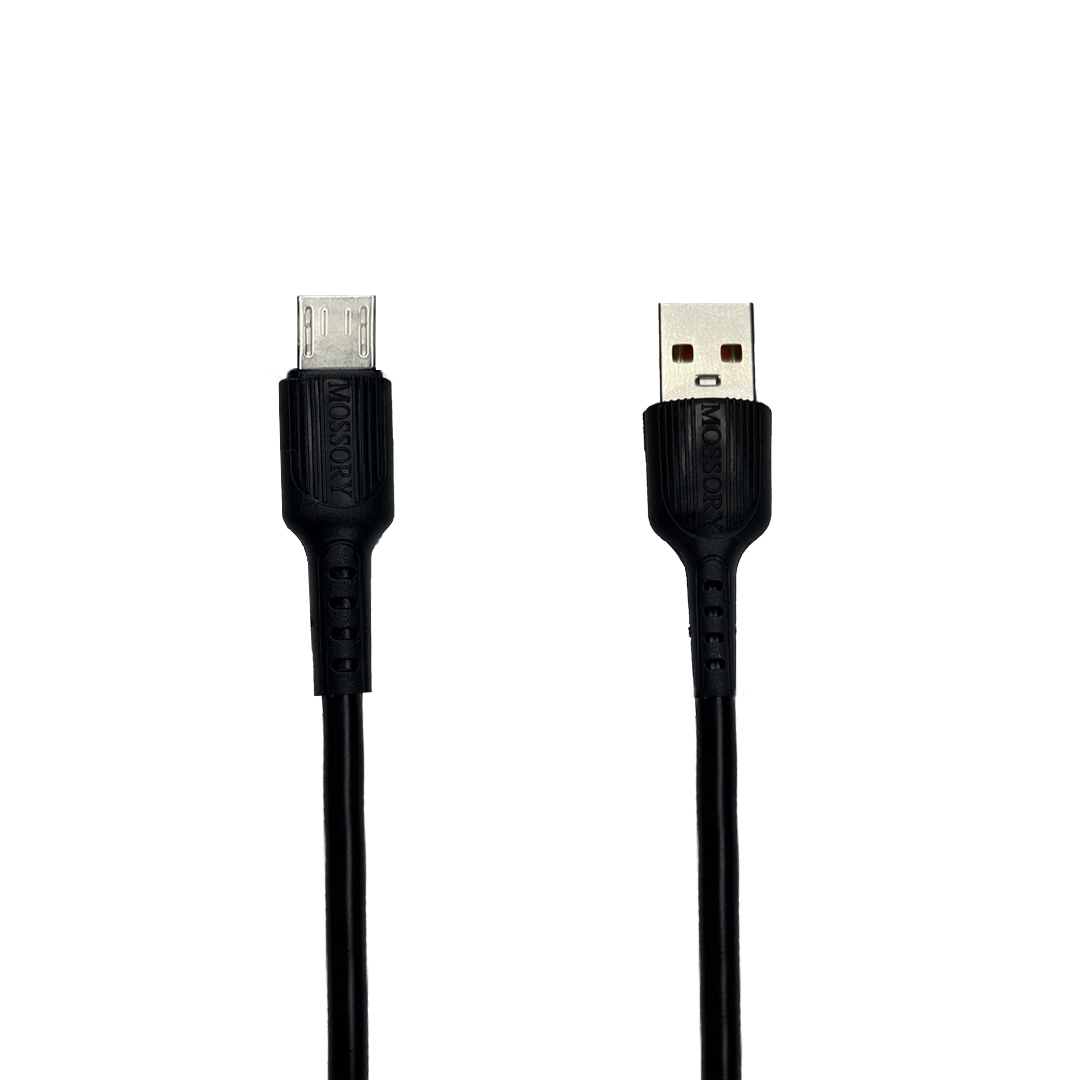 کابل شارژ USB به میکرو HEPU مدل HP-07 روی زمینه سفید کابل شارژ USB به میکرو HEPU مدل HP-07 روی زمینه سفید