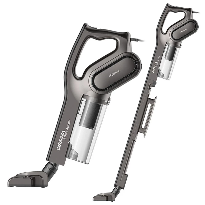 نمای نزدیک از جارو شارژی شیائومی مدل DEM-DX700S جارو شارژی DEM-DX700S در حالت عصایی روی کفپوش