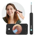 اقلام داخل جعبه گوش پاک‌کن هوشمند Bebird R1+ شامل سر تعویض‌پذیر و کیف حمل