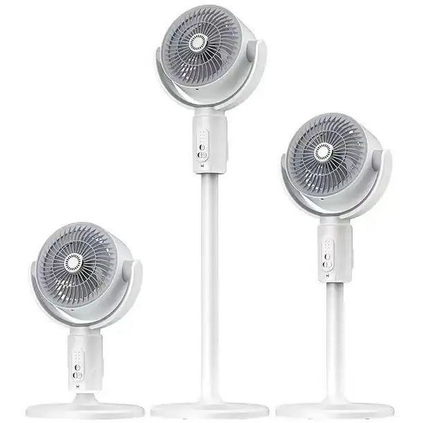 پنکه ایستاده شارژی شیائومی مدل F1 FAN از نمای روبرو پنکه ایستاده اف وان مدل F1 FAN در حالت باز و ایستاده