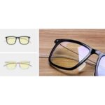 فریم TR90 و دسته فلزی عینک کامپیوتر شیائومی روی زمینه روشن