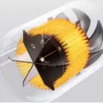 نمای نزدیک خروجی هوای سشوار شیائومی Compact Hair Dryer