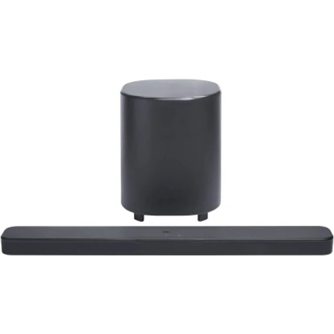 ساندبار JBL Bar 500 MK2 با سابووفر بیسیم در کنار تلویزیون ساندبار JBL Bar 500 MK2 با سابووفر بیسیم در کنار تلویزیون