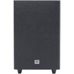 نمای جانبی ساندبار JBL Cinema SB550 روی میز تلویزیون