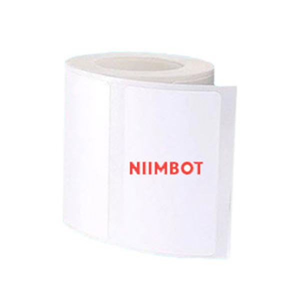 رول لیبلپرینتر حرارتی نیمبات مدل GB/T28210-195 در کنار دستگاه Niimbot B1 رول لیبلپرینتر حرارتی نیمبات مدل GB/T28210-195 در کنار دستگاه Niimbot B1