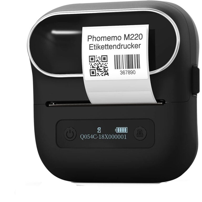 پرینتر لیبل‌زن فوممو مدل Phomemo M220 نمای جانبی