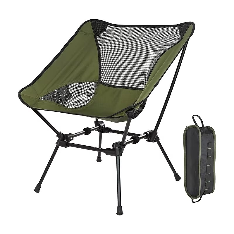 نمای روبرو صندلی طبیعت گردی تاشو Milicamp مدل MLY9816 در رنگ سبز نمای روبرو صندلی طبیعت گردی تاشو Milicamp مدل MLY9816 در رنگ سبز