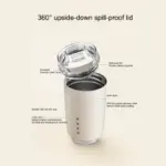 ماگ استیل اسمگ Smeg مدل 648 داخل کوله‌پشتی سفری