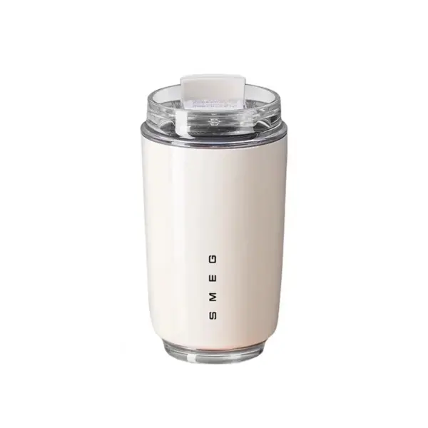 ماگ مسافرتی اسمگ Smeg مدل 648 با بدنه استیل کرم رنگ