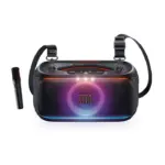 بسته‌بندی کامل اسپیکر JBL PartyBox On The Go 2 همراه با میکروفون بی‌سیم