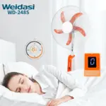 جزئیات بدنه و بدنه فلزی پنکه شارژی Weidasi مدل WD-248