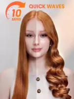 کاربرد دستگاه فر کننده مو شیگلم بر روی موهای بلند