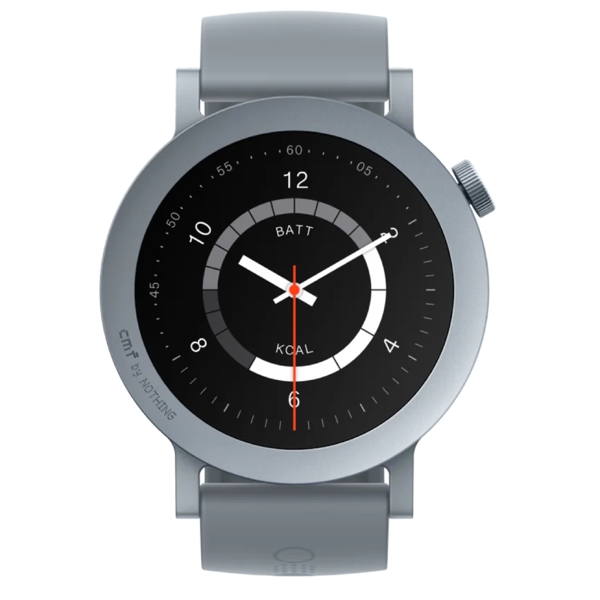 نمای نزدیک ساعت هوشمند ناتینگ سی‌ام‌اف مدل CMF Watch Pro 2 روی دست