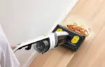 صفحه کنترل و پیام صوتی جارو برقی Deerma DEM-VX20W در حین کار