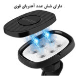 هولدر مغناطیسی خودرو ET-EH70 در حالت نصب روی شیشه