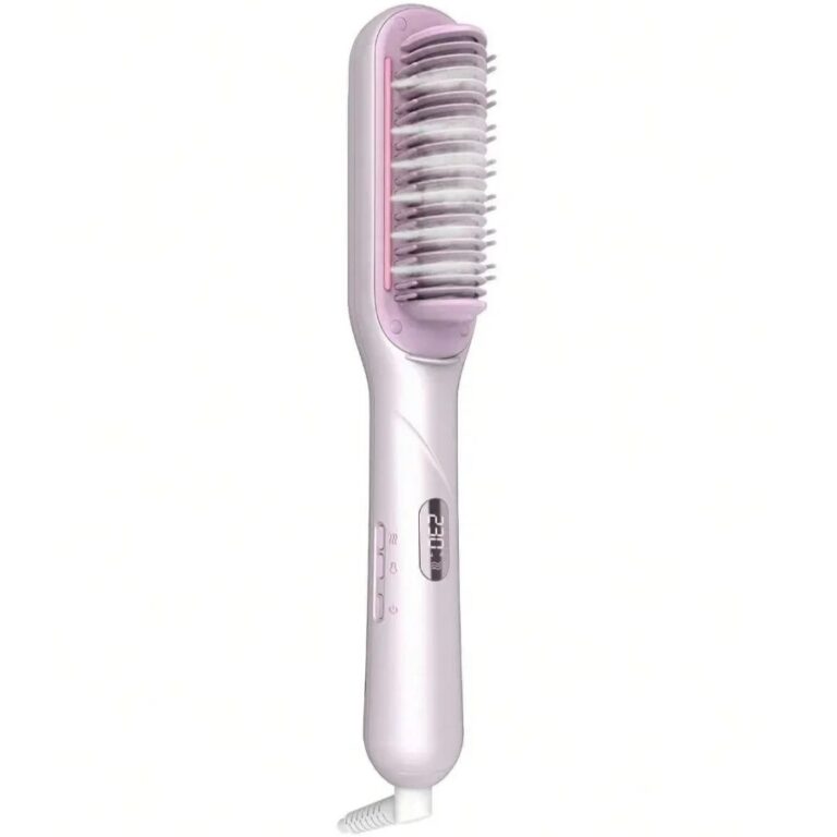 برس حرارتی بخار شیگلم مدل Hydra Shot Steam Straightening Brush Pro از نمای زاویه‌دار