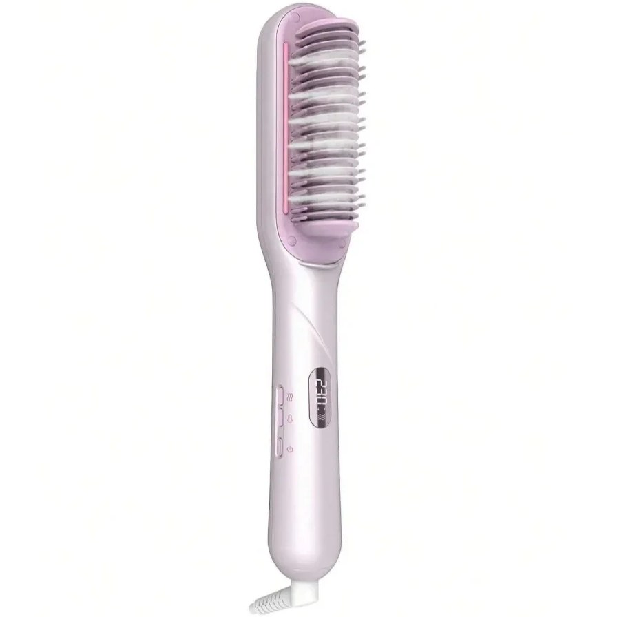 برس حرارتی بخار شیگلم مدل Hydra Shot Steam Straightening Brush Pro از نمای زاویهدار برس حرارتی بخار شیگلم مدل Hydra Shot Steam Straightening Brush Pro از نمای زاویهدار