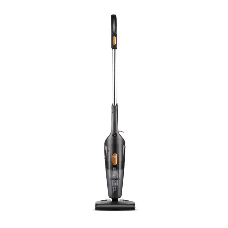 نمای نزدیک از جاروبرقی Deerma DX115C روی فرش نمای نزدیک از جاروبرقی Deerma DX115C روی فرش